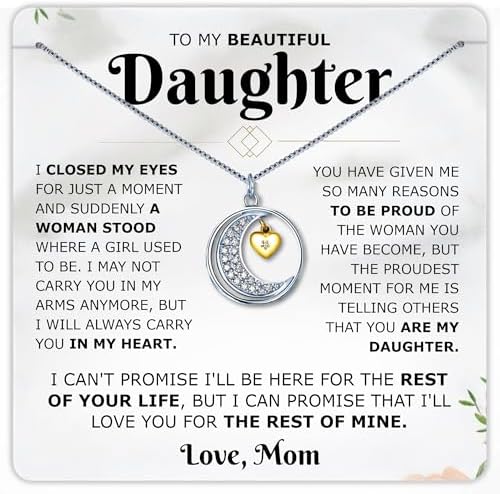 Daughter Moon & Back Necklace
