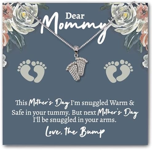First Mothers Day Push Present .925 Sterling Silver Jewelry
