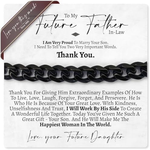 Future Father In Law Wedding Gift