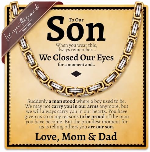 Gifts for Son from Mom & Dad