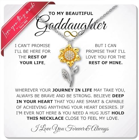 Goddaughter Moon & Back Necklace