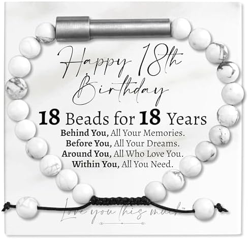 Hidden Message Stone Bracelet