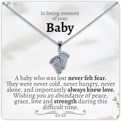 Miscarriage Sympathy .925 Sterling Silver Necklace