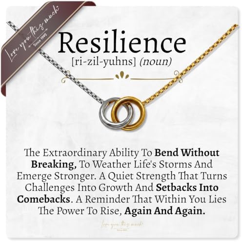 Resilience Interlocking Circles Necklace