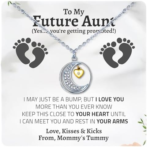 Sentimental Aunt to Be .925 Sterling Silver Jewelry