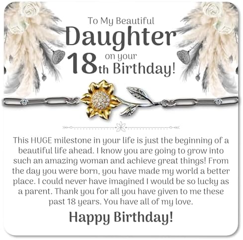 Sentimental Daughter 18th Birthday Gift from Parents