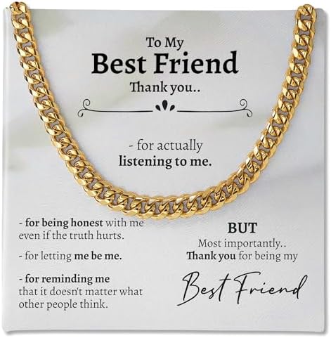 Sentimental Guy Best Friend Necklace Gift Set