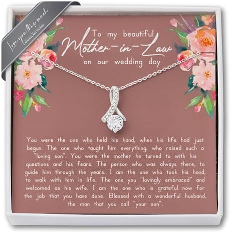 Sentimental Mother of the Groom Gift from Bride