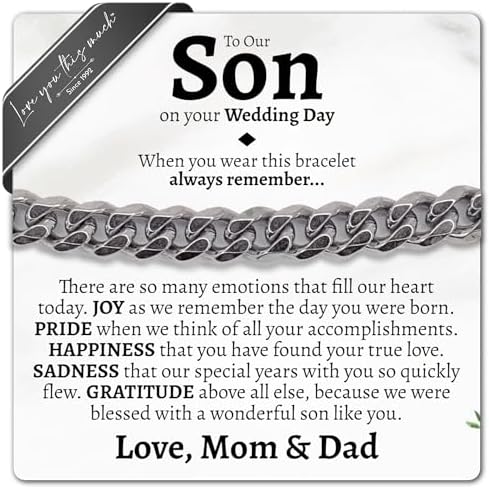 Son Wedding Gift from Parents