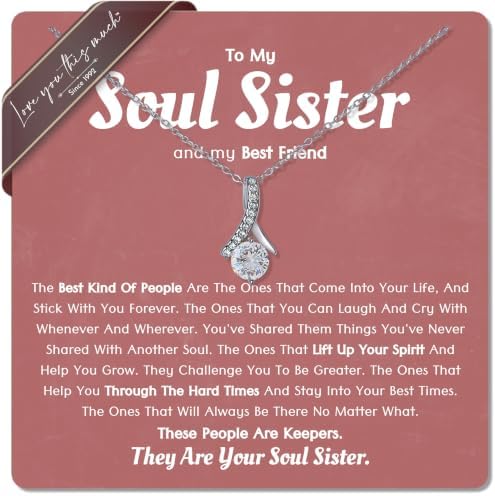 Soul Sister Gift Enchanted Ribbon Necklace for Women
