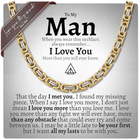 To My Man 5mm Twist Necklace