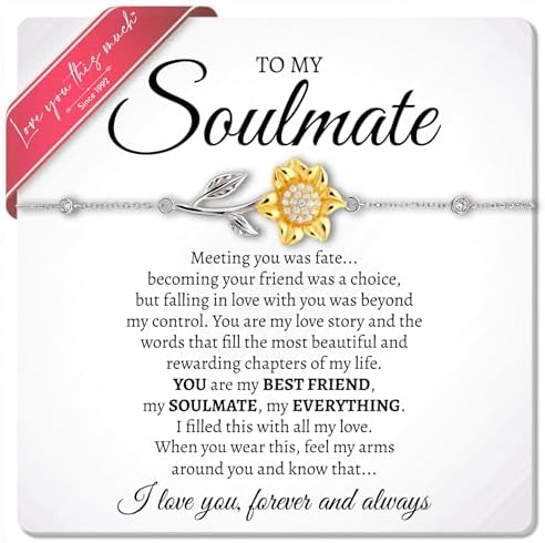 to My Soulmate 18k Gold Enchanted Sunflower Bracelet