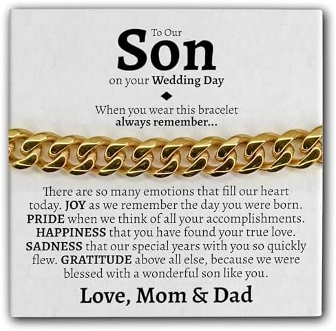 Wedding Day Gift for Son from Parents